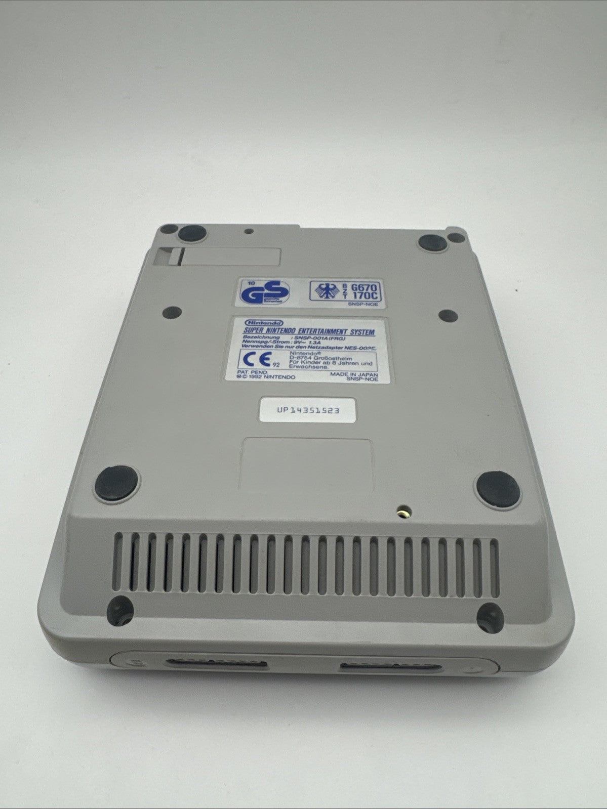 Super Nintendo SNES Konsole 2 Controller – Original