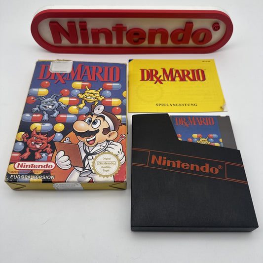 Dr. Mario Nintendo NES in OVP NES-VU-NOE PAL B